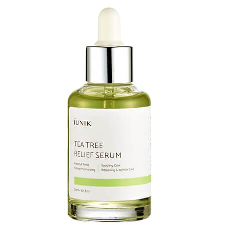 IUNIK Tea Tree serum เซรั่มรักษาสิว ปัญหาสิวที่ทุกคนต้องกลุ้มใจ ไม่ว่าจะเป็นสิวผด สิวผื่น สิวเสี้ยน สิวอุดตัน หรือสิวอักเสบ  สิวส่วนใหญ่เกิดจากความไม่สมดุลของน้ำมันในผิว ฮอร์โมน หรือสิ่งสกปรกมลพิษที่เจอกันอยู่ทุกวัน ทั้งเมคอัพ ฝุ่น ต่างๆ   IUNIK จะช่วยควบคุมความมันส่วน เกินซึ่งเป็นสาเหตุนึงของการเกิดสิว ให้สิวค่อยๆแห้ง และไม่เกิดใหม่